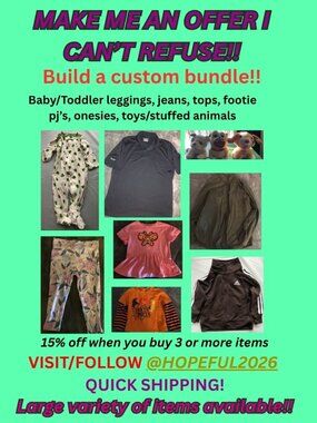 MAKE ME AN OFFER I CAN'T REFUSE!!! BUILD YOUR OWN BUNDLE!!